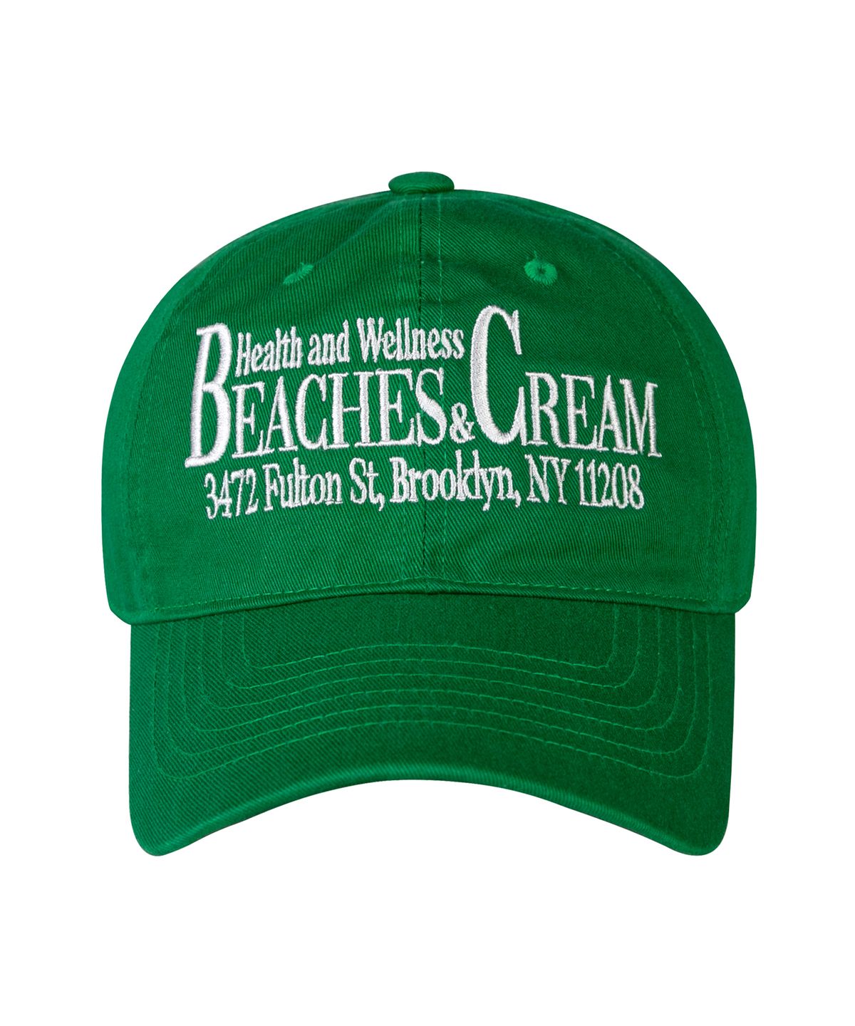 비치스앤크림(BEACHESANDCREAM) HEALTH AND WELLNESS BALL CAP-GREEN