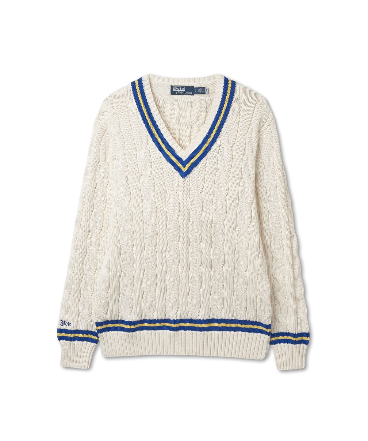 폴로 랄프 로렌(POLO RALPH LAUREN) 아이코닉 크리켓 스웨터 - 내추럴