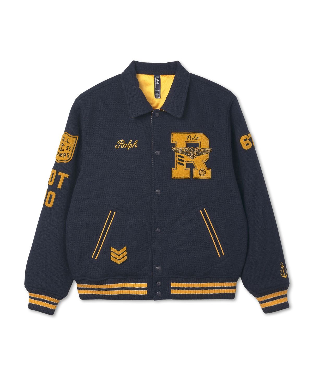 폴로 랄프 로렌(POLO RALPH LAUREN) 리버시블 트윌 새틴 재킷 - 멀티