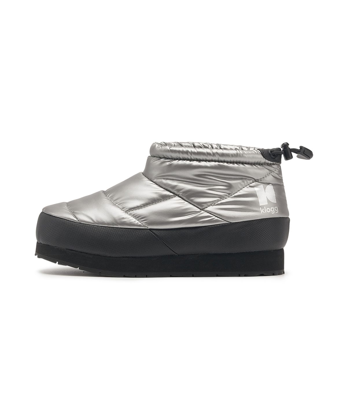 클로그(KLOGG) PUFFY MINI - METALLIC SILVER