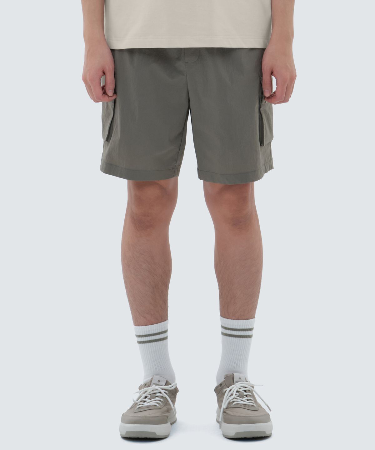 스노우피크 어패럴(SNOWPEAK APPAREL) 루트 카고 반바지 Light Khaki (S24MMRHP60)