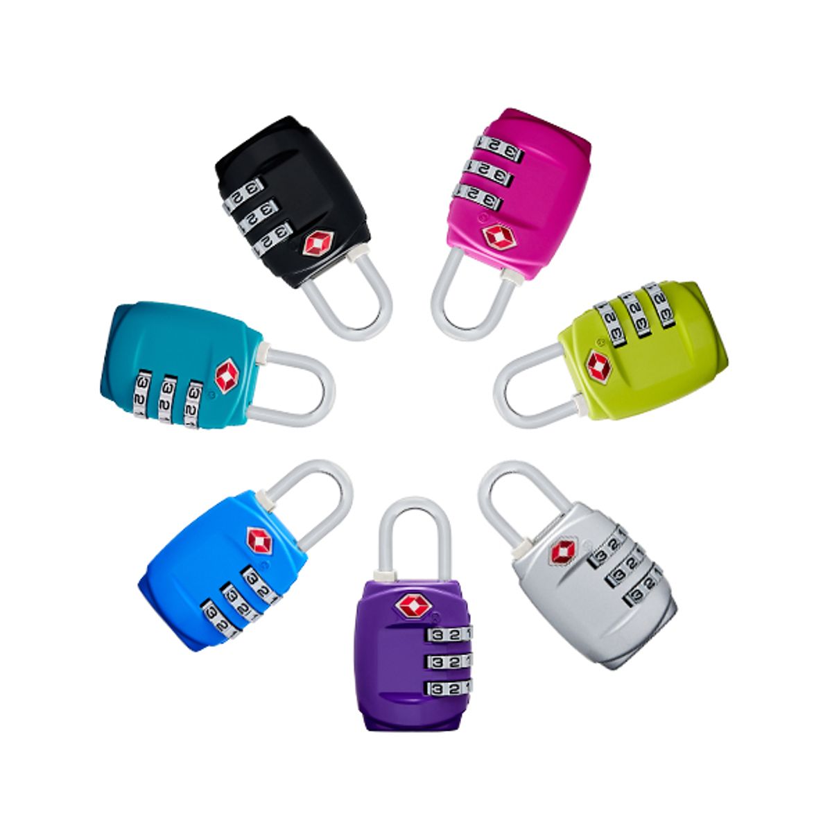 트래블메이트(TRAVELMATE) TSA 3다이얼 자물쇠