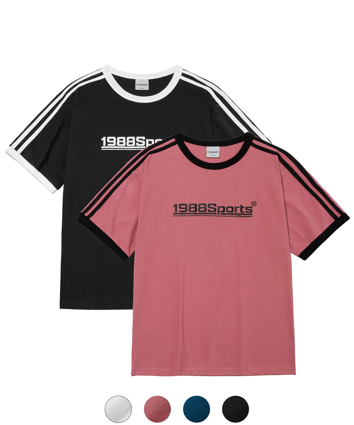 F.ILLUMINATEの1988 Sports Ringer T-Shirt 全4色 MUSINSA公式 | FILLUMINATE 1988 Sports Ringer T-Shirt-4 Color