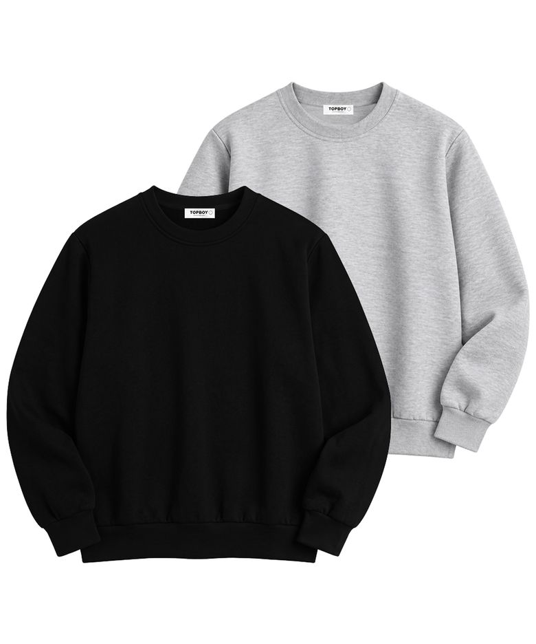 [2PACK] 스탠다드핏 스웨트 셔츠