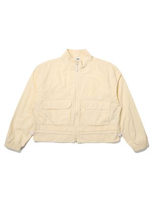 우먼 스탠넥 웜업 자켓 (옐로우)