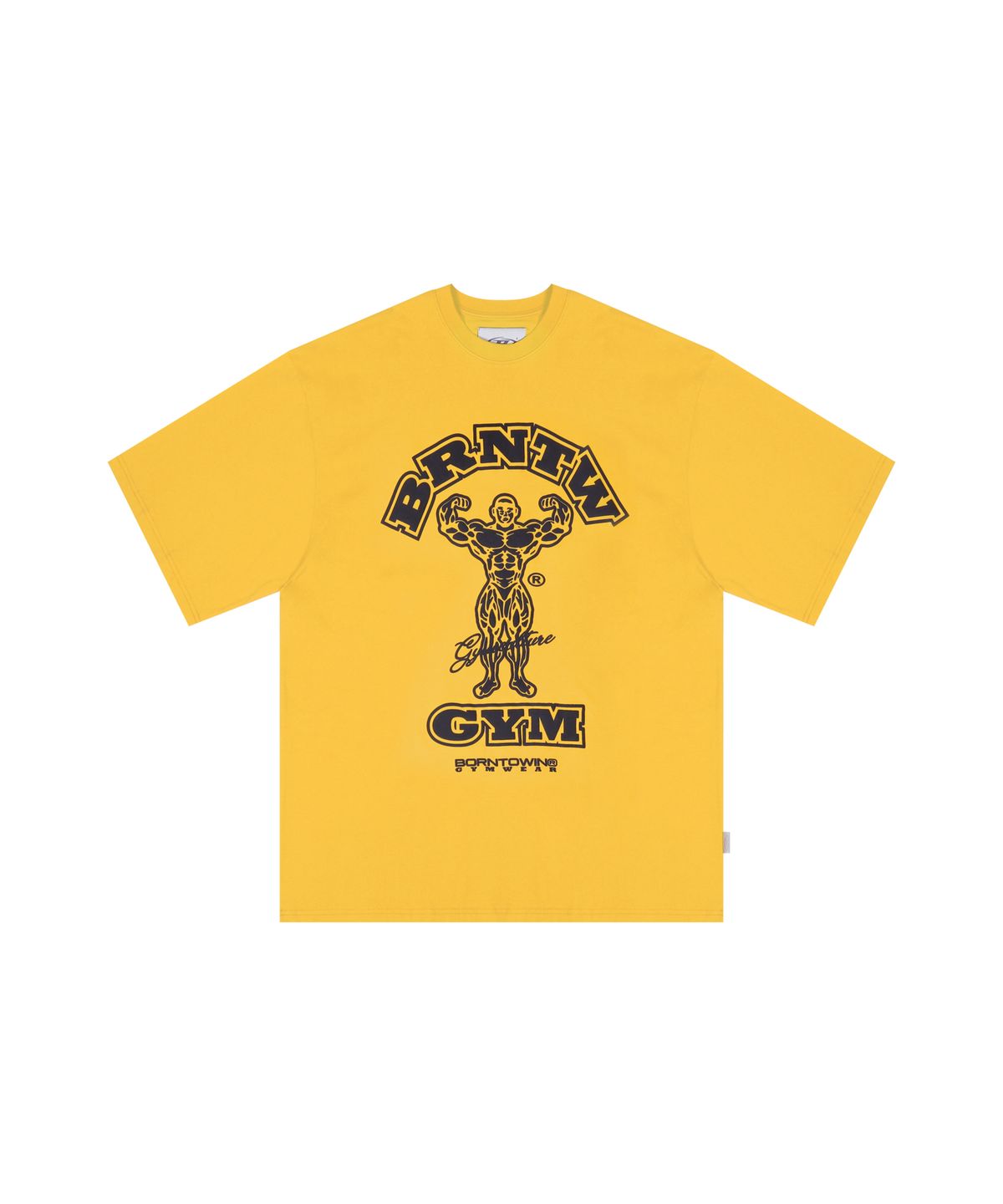 본투윈(BORN TO WIN) RAISEBORN OVER FIT T-SHIRTS [YELLOW]