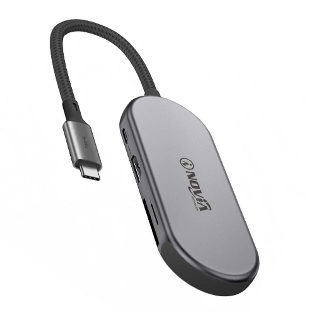 아이노비아(INOVIA) 7in1 HDMI 4K 60Hz 미러링 랜 멀티허브
