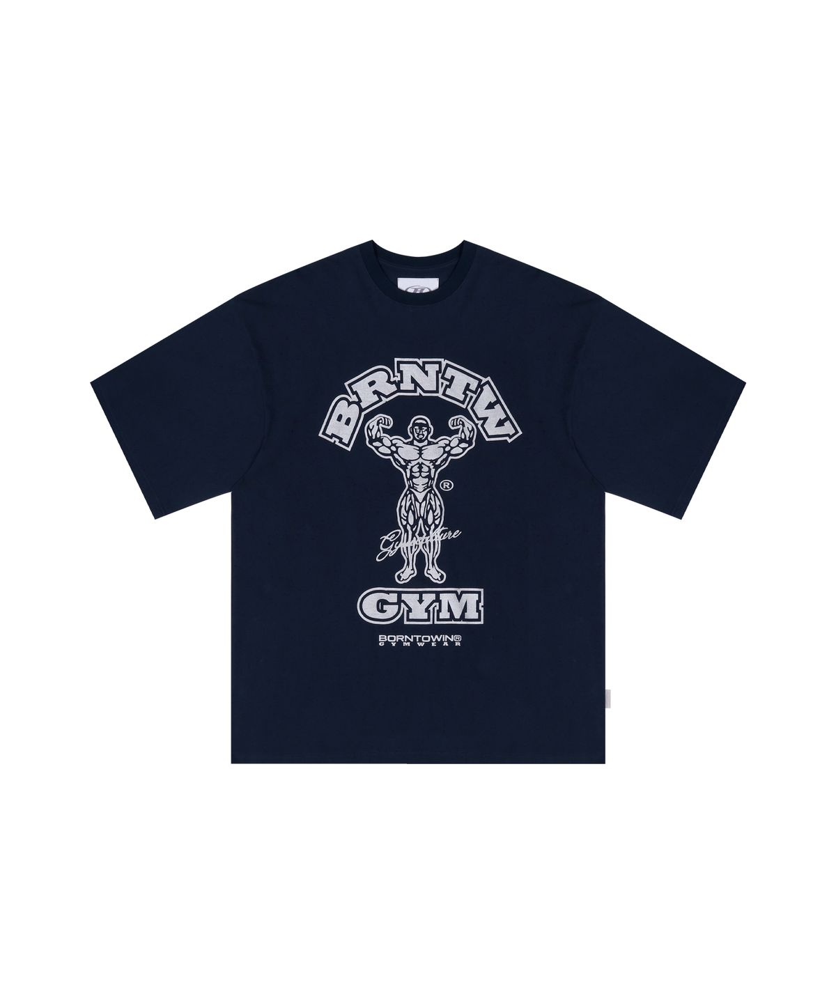 본투윈(BORN TO WIN) RAISEBORN OVER FIT T-SHIRTS [NAVY]