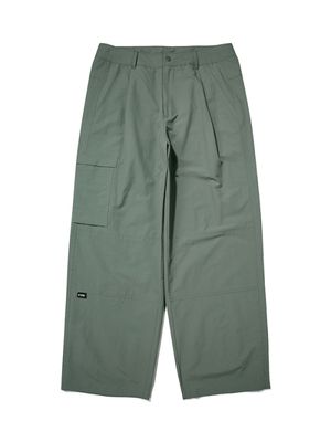 스티치 우븐 카고팬츠 (그린)