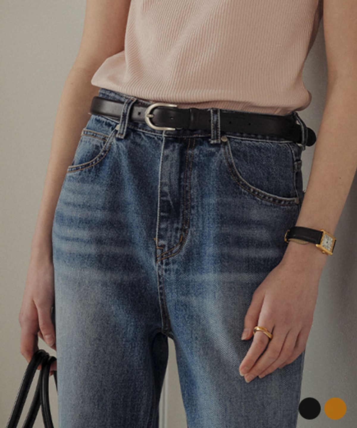 틸아이다이(TILL I DIE) Italian leather classic plain belt[3color]