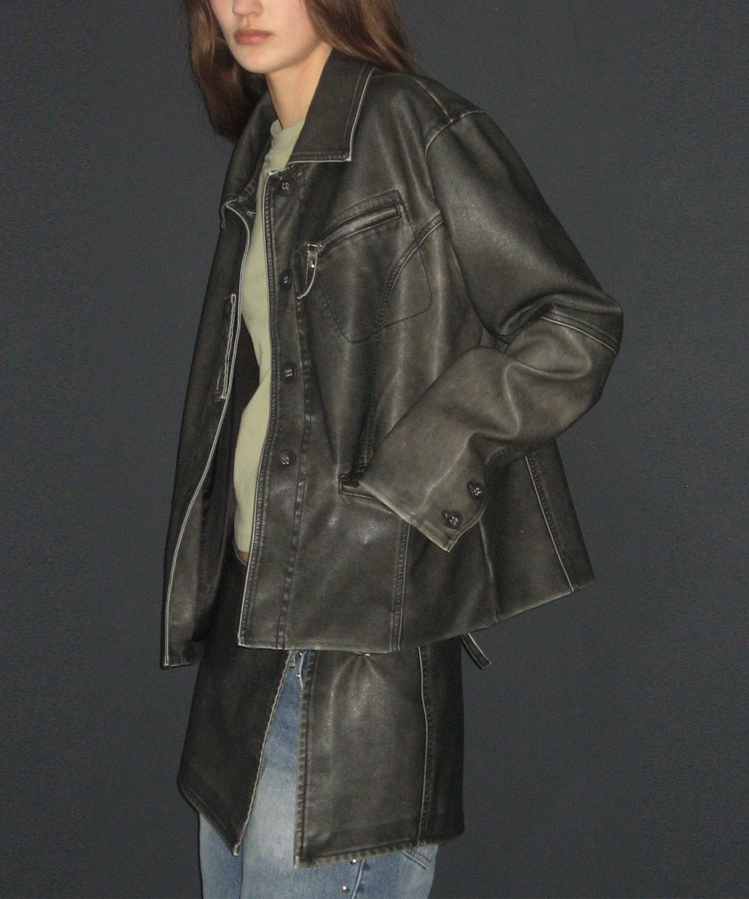 PARTIMENTO WOMEN MUSINSA 韓国　ジャケット MUSINSA | PARTIMENTO WOMEN Reversible Shirring Hooded Puffer