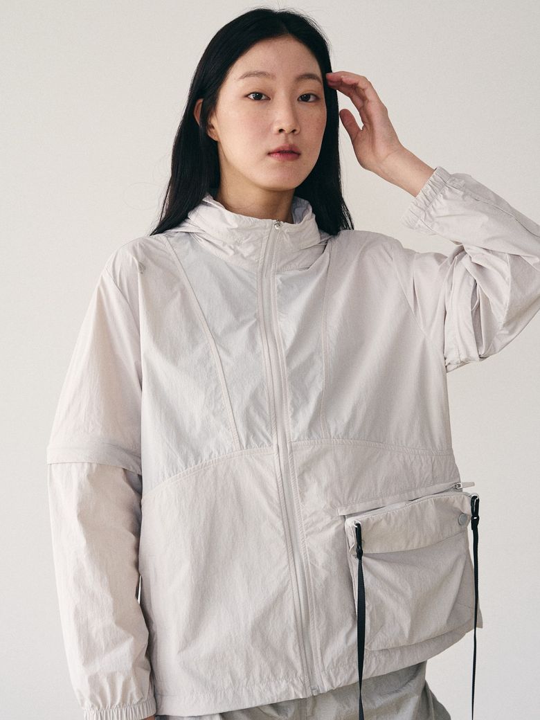 여성 사코슈백 바람막이 자켓