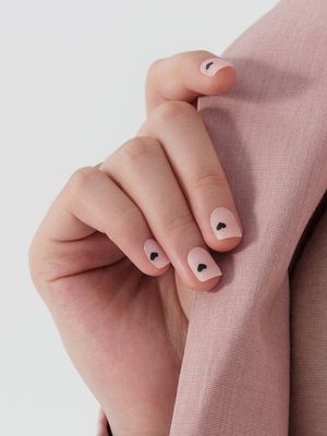 리유저블 네일팁 하트 핀(숏 스퀘어)