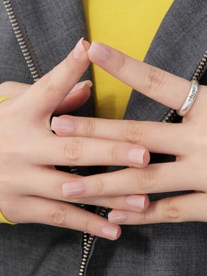 리유저블 네일팁 피치 글리터(레귤러 스퀘어)