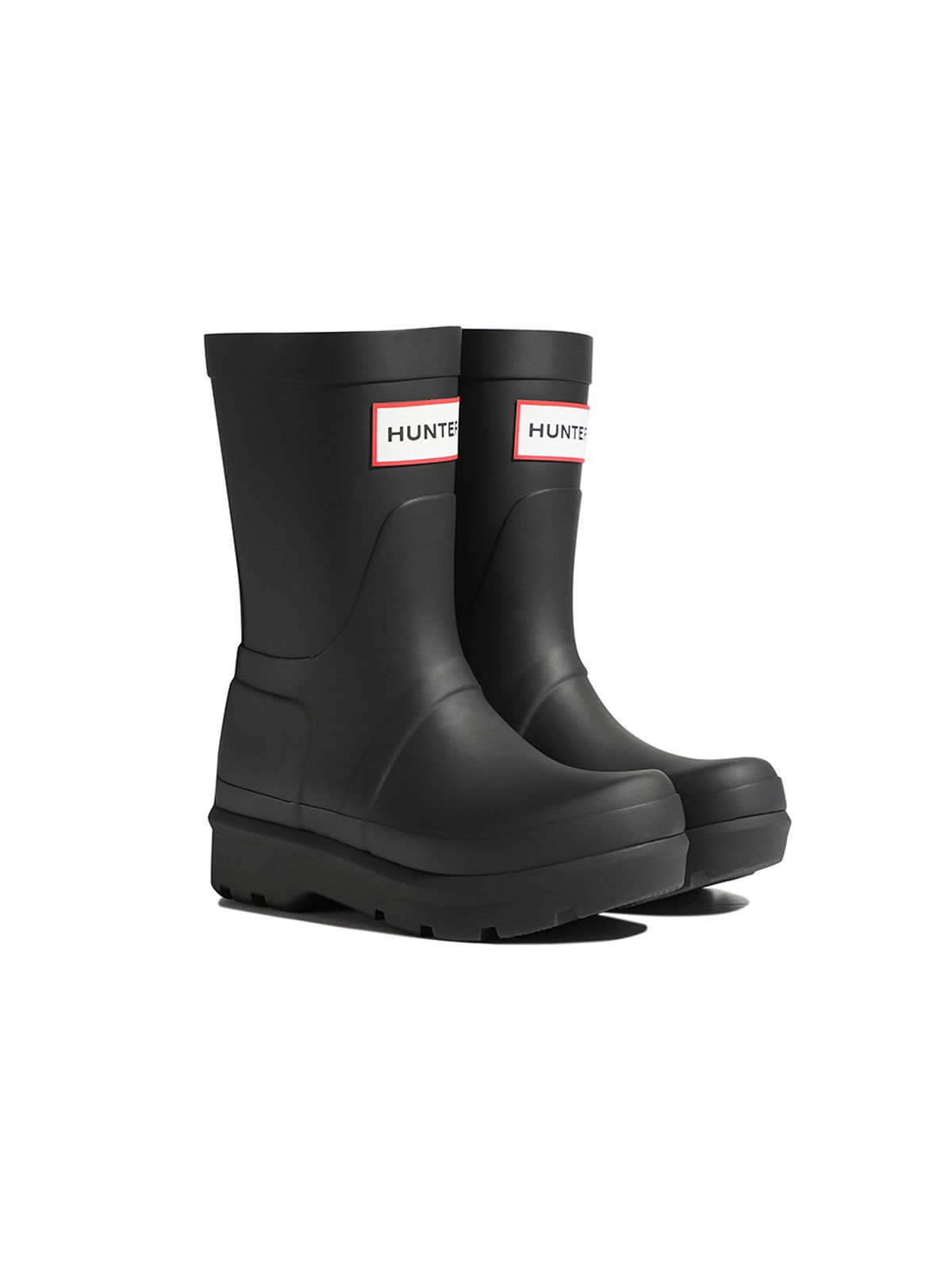 헌터(HUNTER) [UNISEX] 오리지날 2.0 숏 레인부츠 - 블랙 UFS7000RMABLK