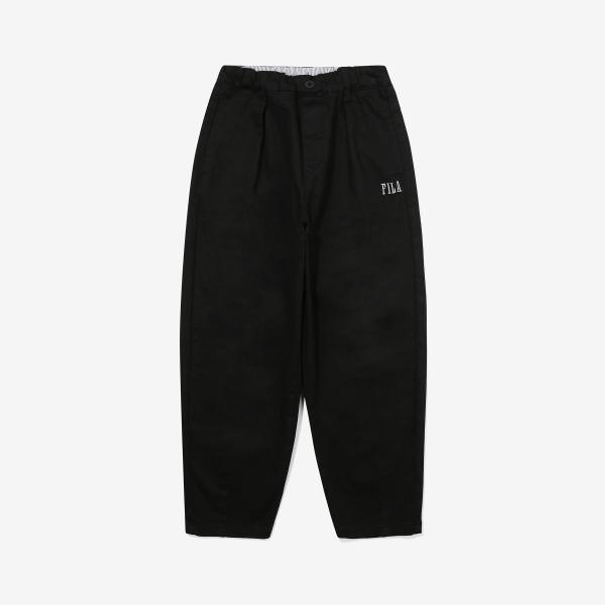 휠라 키즈(FILA KIDS) 에센셜 배기핏 팬츠(FK2PTG1601XBLK)