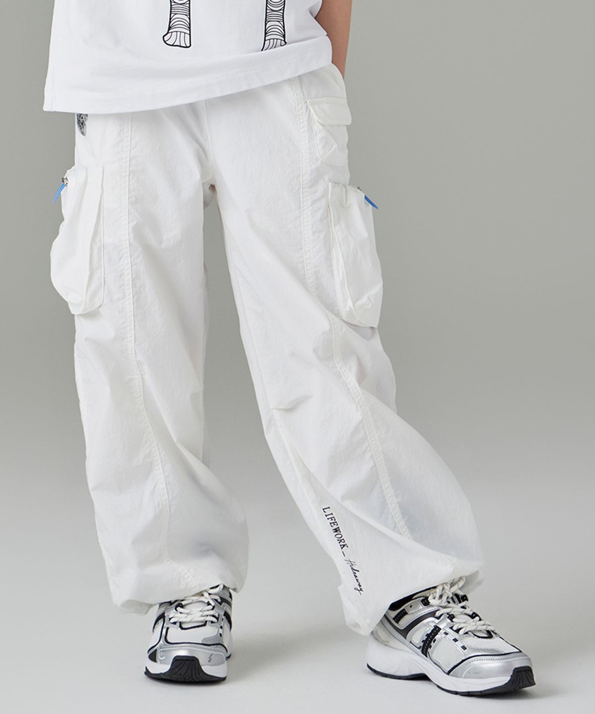 라이프워크 키즈(LIFEWORK KIDS) 키즈) 스페이스 셔링 카고 팬츠