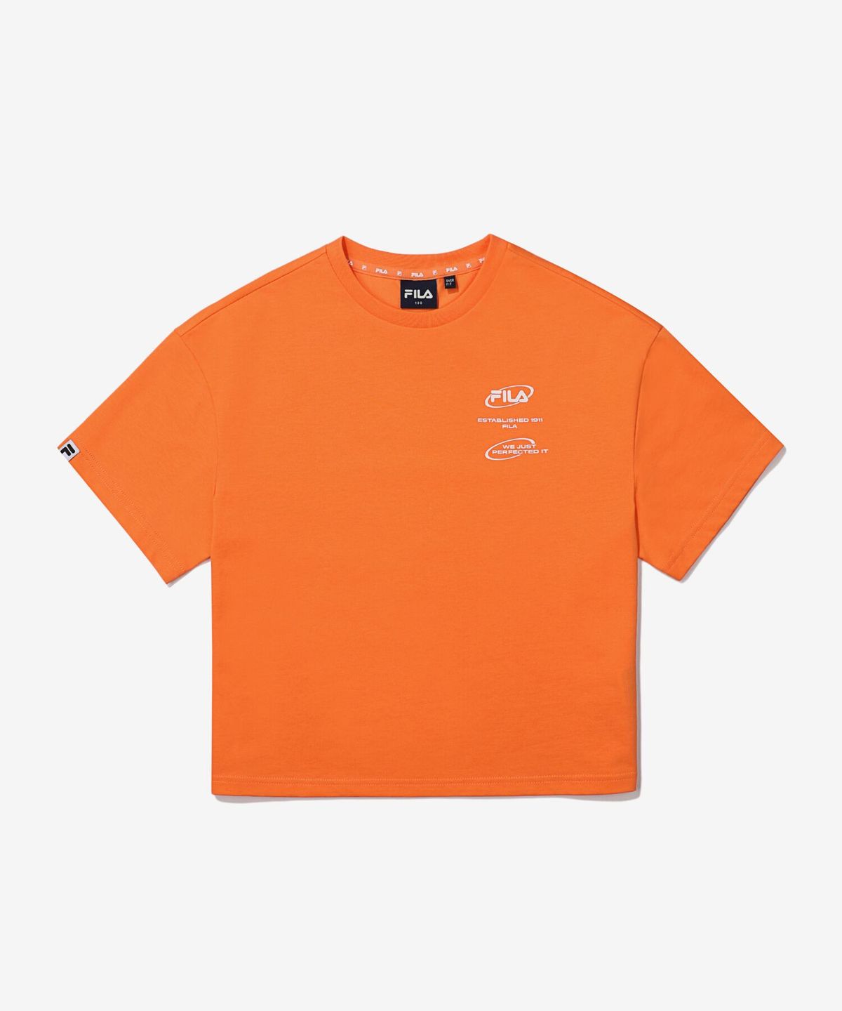 휠라 키즈(FILA KIDS) 에센셜 컬러 티셔츠(FK2RSG2101XORG)