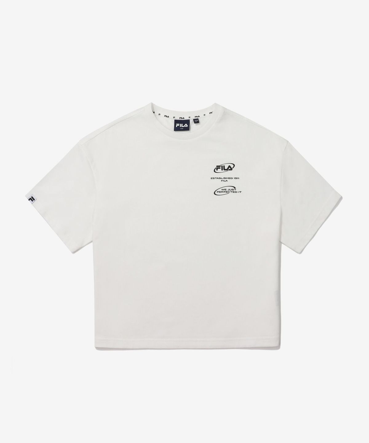 휠라 키즈(FILA KIDS) 에센셜 컬러 티셔츠(FK2RSG2101XOWH)