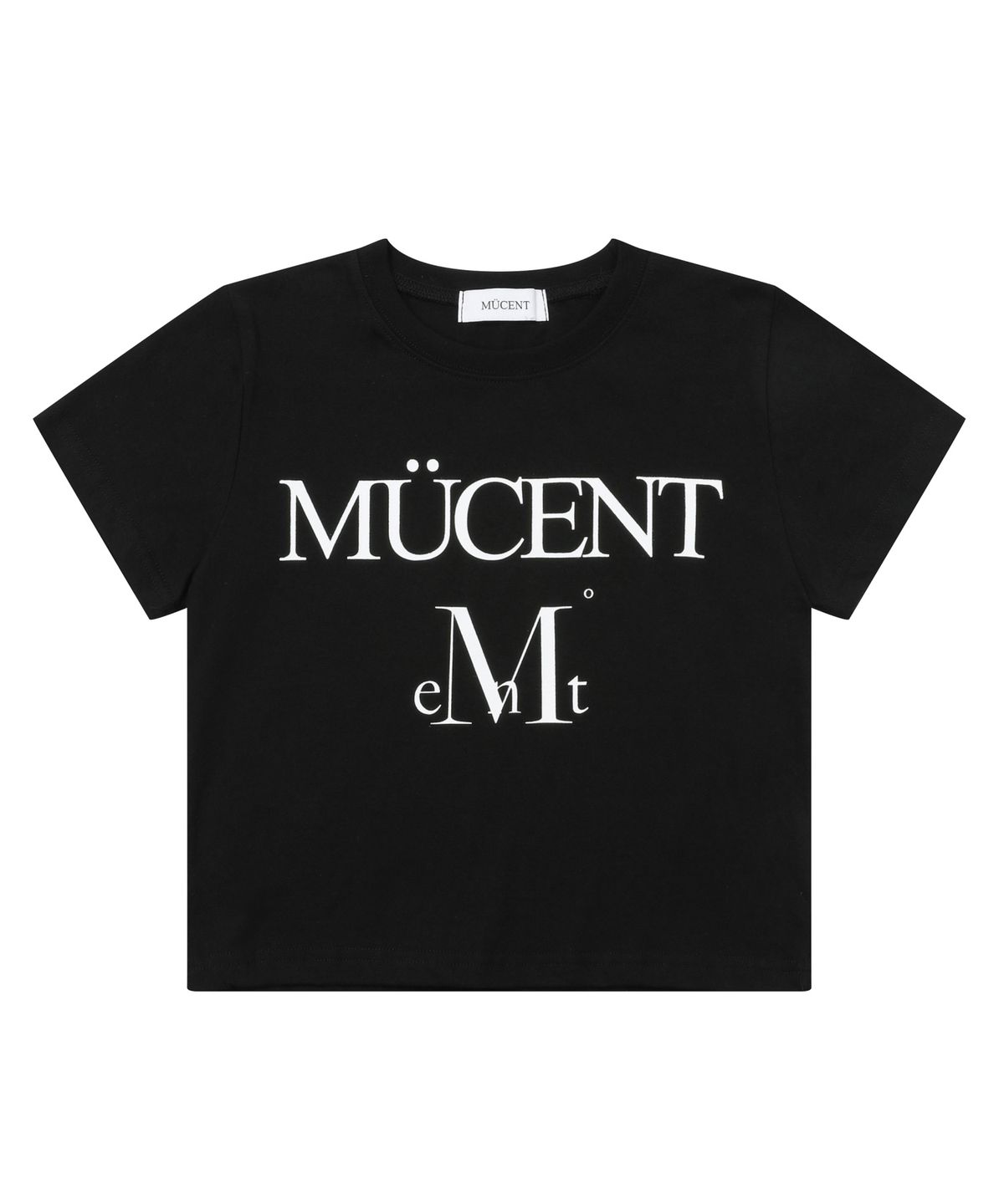 무센트(MUCENT) 베이직 로고 반팔 티 (블랙, 화이트)