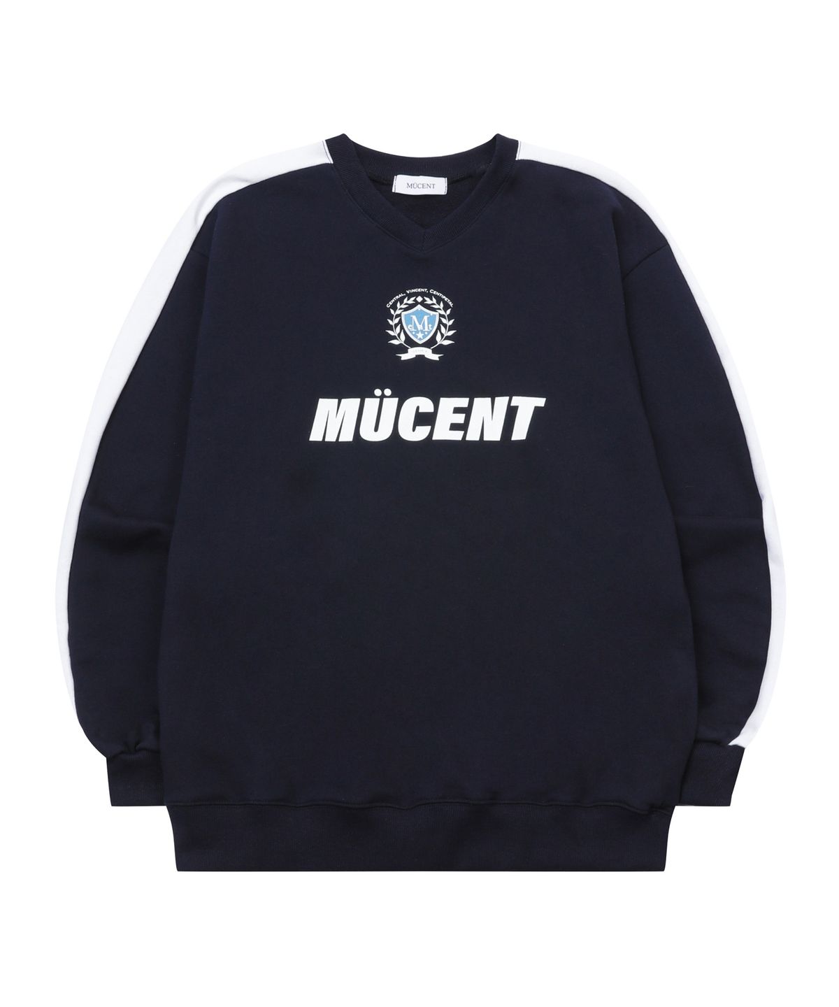 무센트(MUCENT) 싸커 유니폼 풋볼 스포티 맨투맨 (네이비, 그레이)