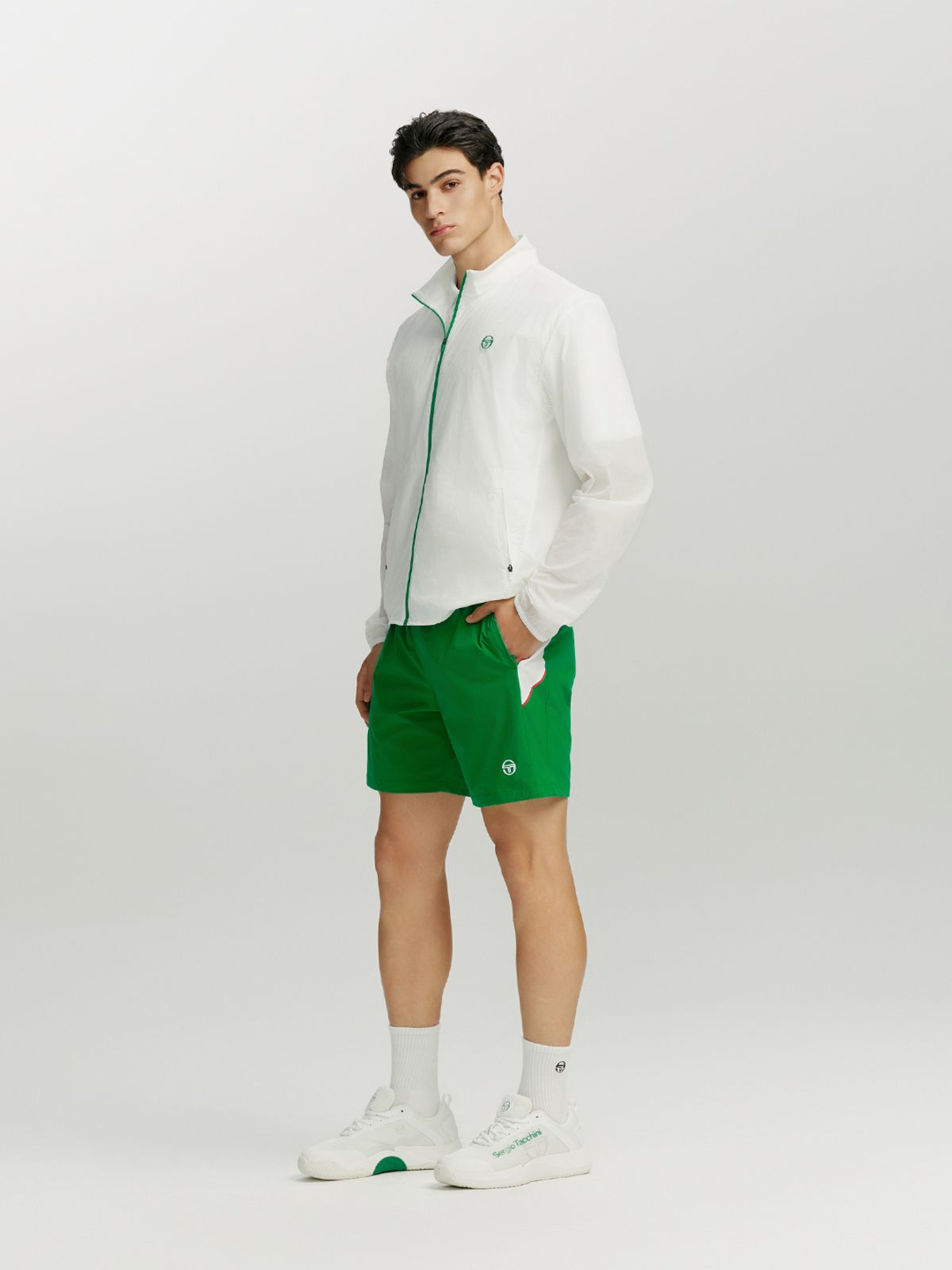 세르지오 타키니(SERGIO TACCHINI) M 에센셜 우븐 초경량 자켓