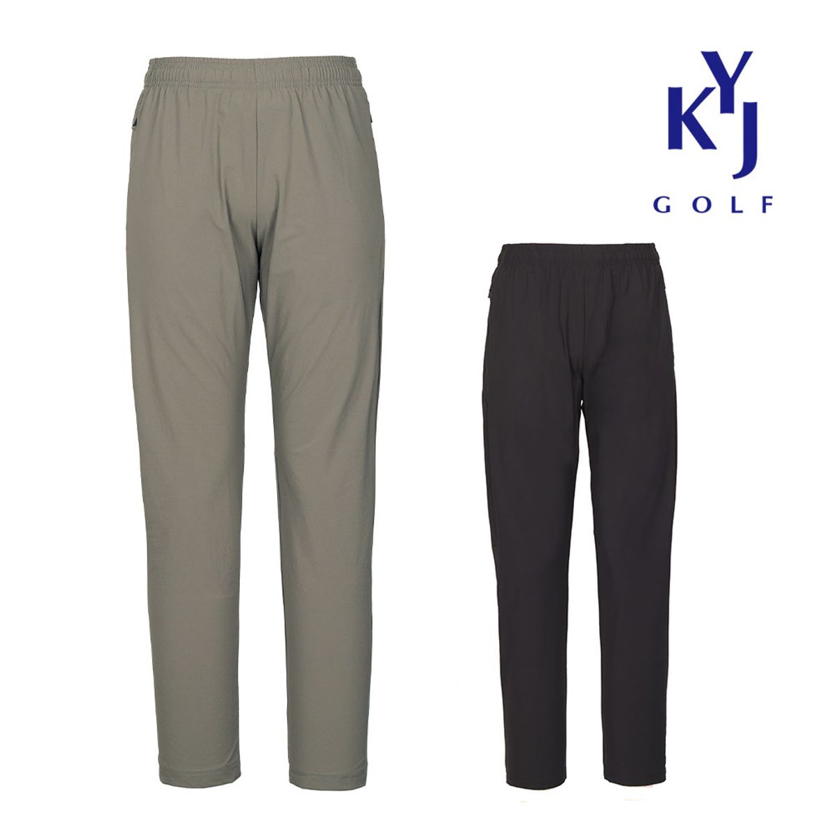김영주 골프(KIM YOUNG JOO GOLF) 여름 쿨링 액티 사방스판 밴딩바지 남성 골프 팬츠 KOMMJG01