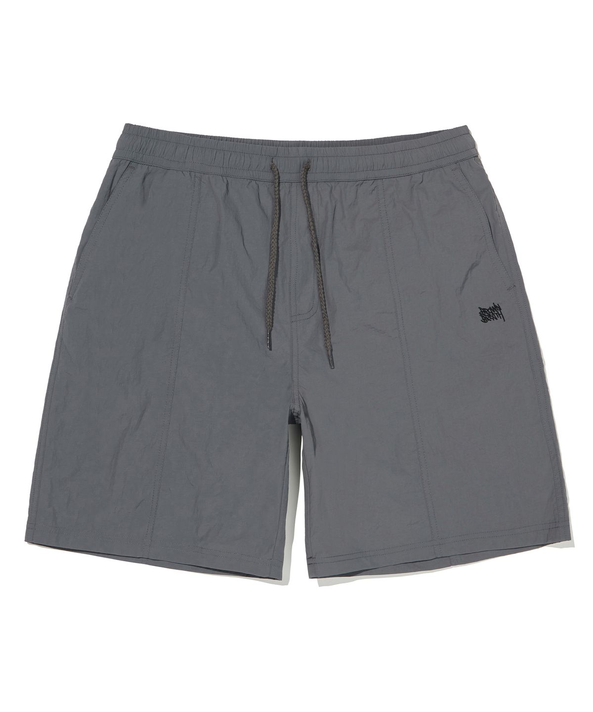 브라운브레스(BROWNBREATH) TAG NYLON SHORTS - CHARCOAL
