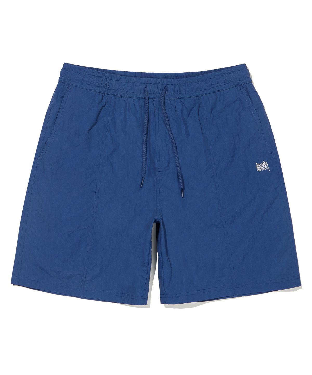 브라운브레스(BROWNBREATH) TAG NYLON SHORTS - NAVY