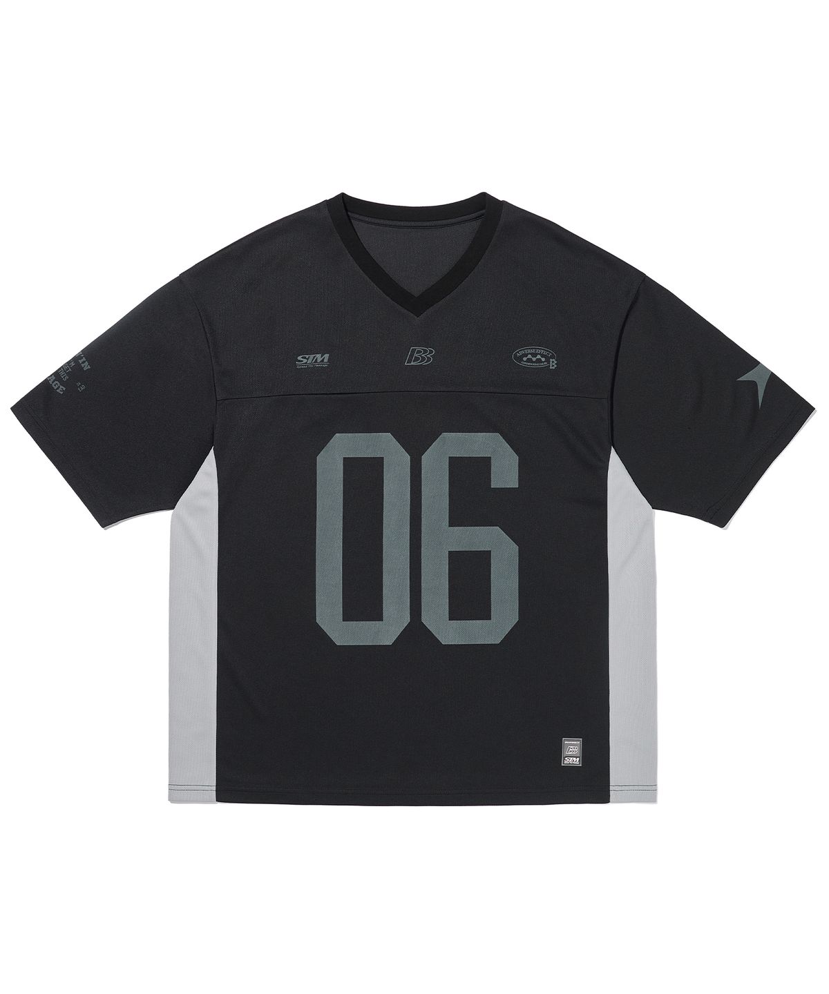 브라운브레스(BROWNBREATH) BB06 RUGBY TEE - BLACK