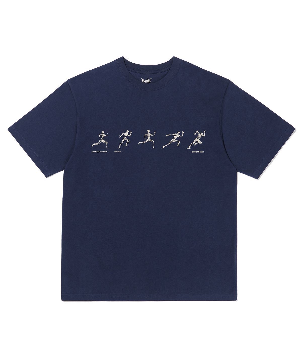 브라운브레스(BROWNBREATH) FAR AWAY TEE - NAVY