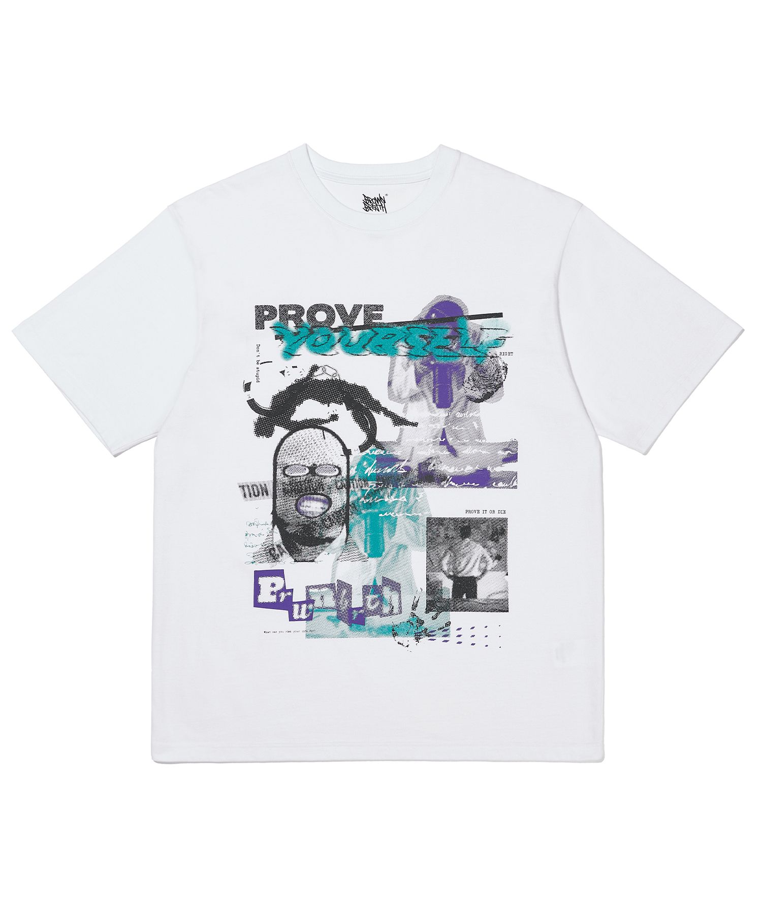 Tシャツ・カットソー BROWNBREATH PROVE YOURSELF TEE WHITE BJMMST009WT MUSINSA | BROWNBREATH PROVE YOURSELF TEE - WHITE