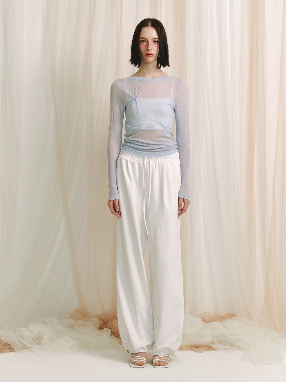 ★MEENDERI★SIGNATURE JOGGER PANTS - WHITE★正規品/直送料込 MUSINSA | MEENDERI SIGNATURE JOGGER PANTS - WHITE