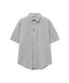 수피마 코튼 하프 셔츠 [그레이]