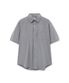 수피마 코튼 하프 셔츠 [미드그레이]