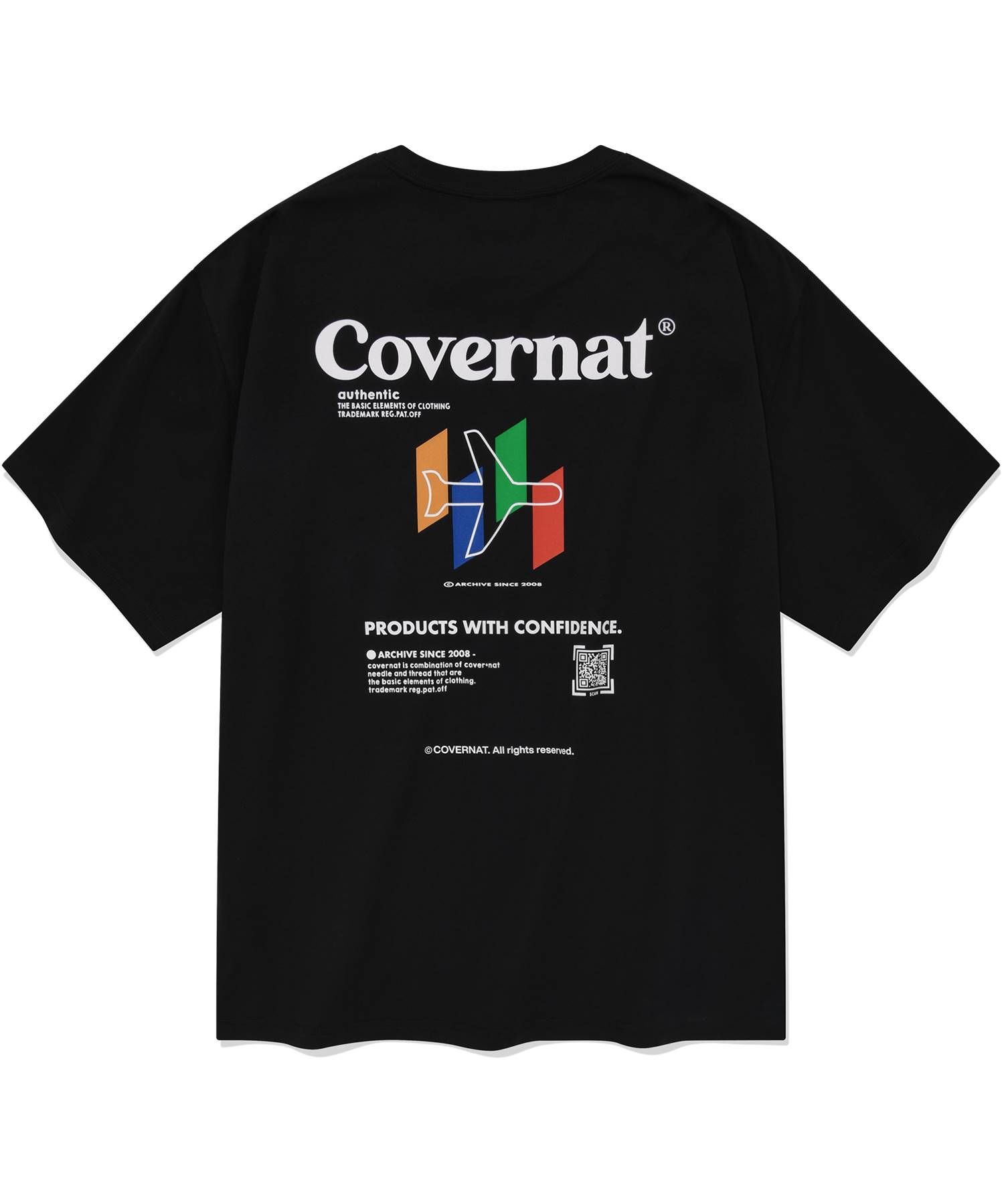 Tシャツ・カットソー COVERNAT Center Authentic T-Shirt Black MUSINSA公式 | COVERNAT Center Authentic T-Shirt Black