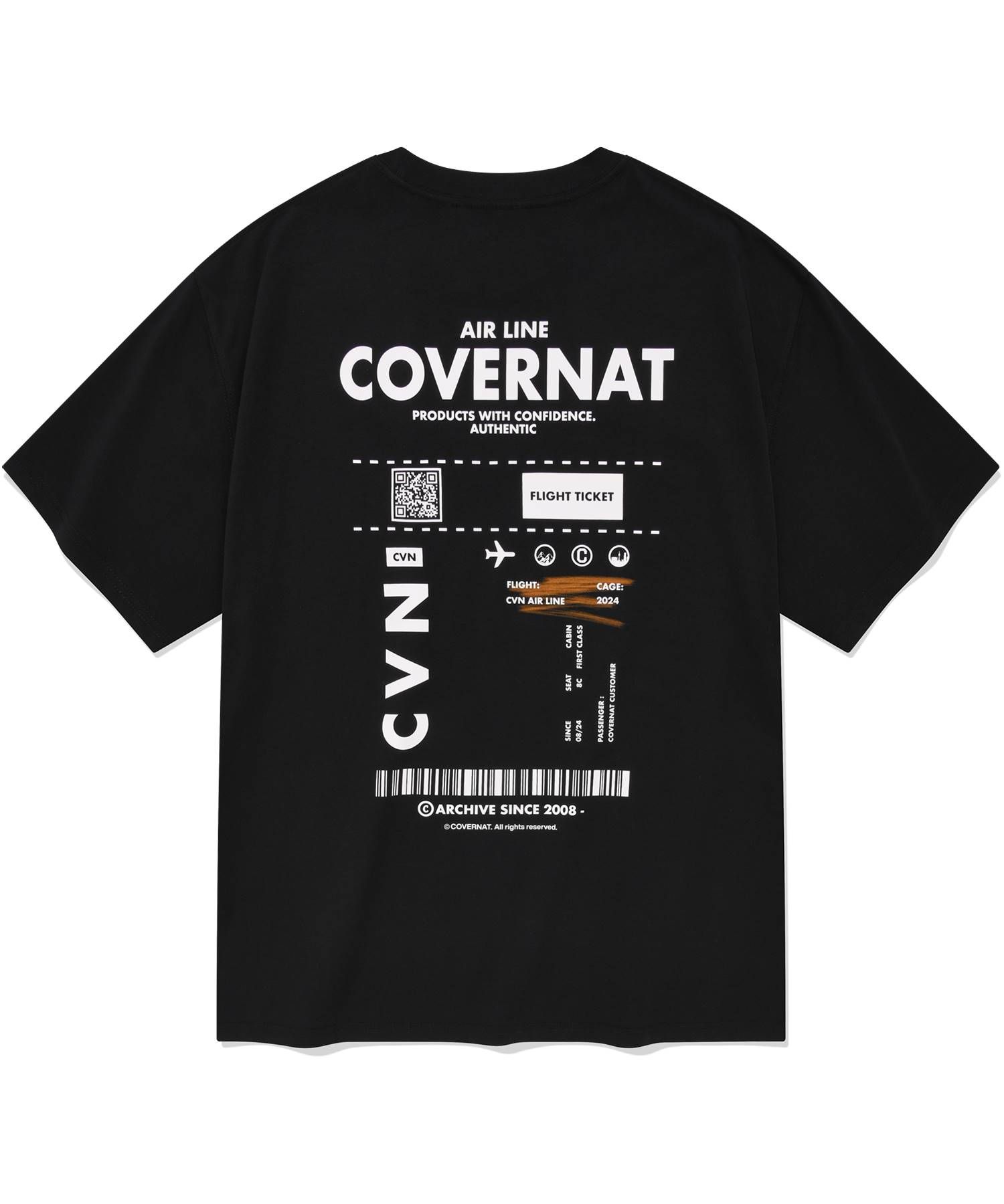 [COVERNAT]★PASSPORT Tシャツ MUSINSA | COVERNAT Passport T-Shirt Black