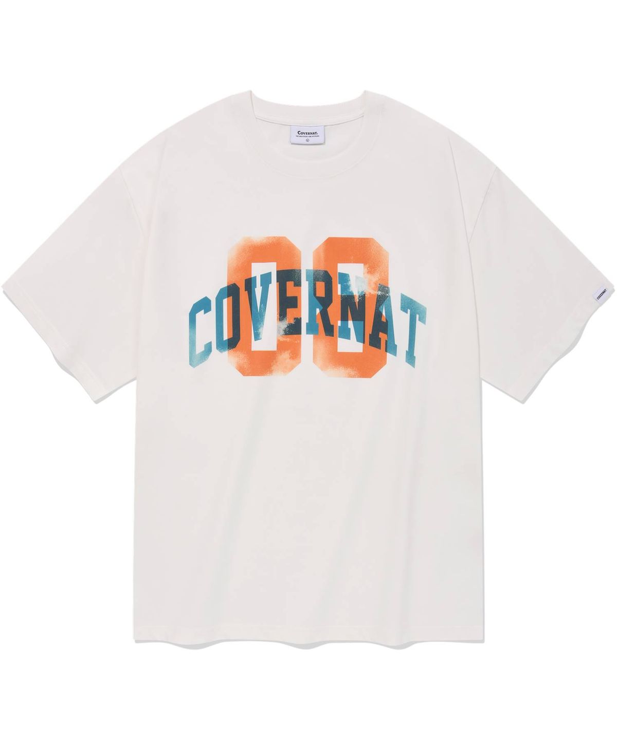 커버낫(COVERNAT) 페인팅 08 티셔츠 화이트