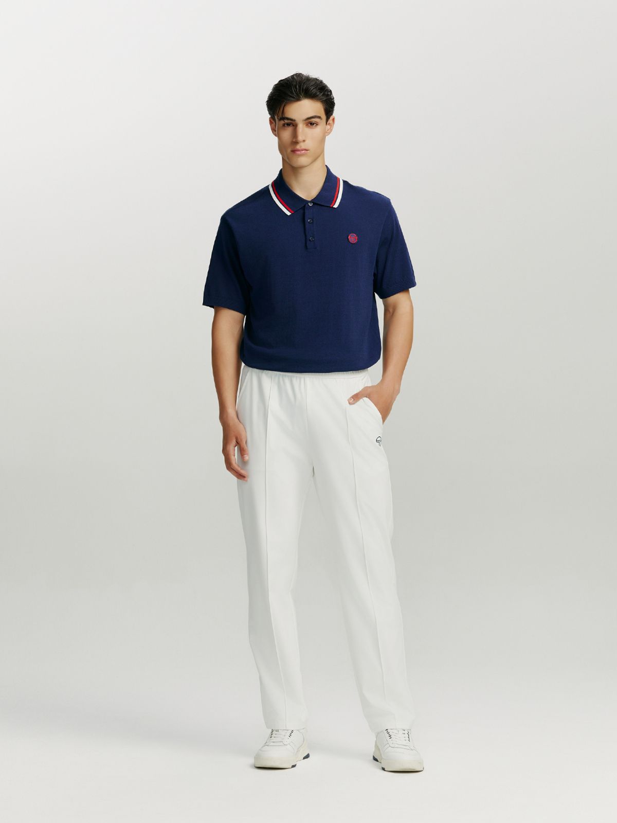 세르지오 타키니(SERGIO TACCHINI) M 리조트 우븐 릴렉스핏 팬츠 (White)