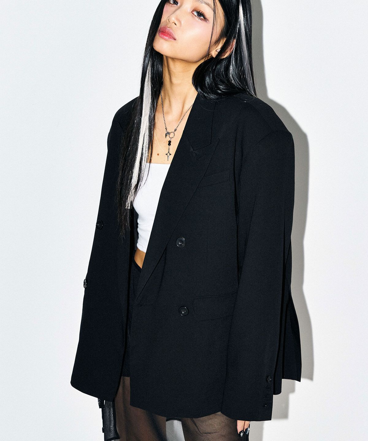 스키즘 인듀싱(SCHISM INDUCING) MANY OVER JACKET, BLACK