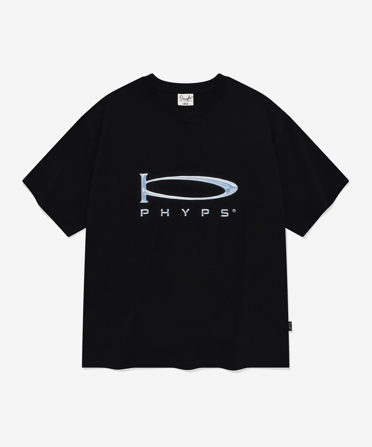피지컬 디파트먼트(PHYSICAL DEPARTMENT) 3D P-ACTIVE 반팔티셔츠_블랙