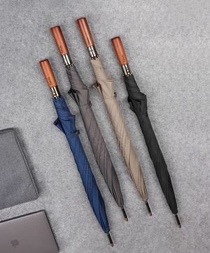 슬라이드 우드그립 장우산