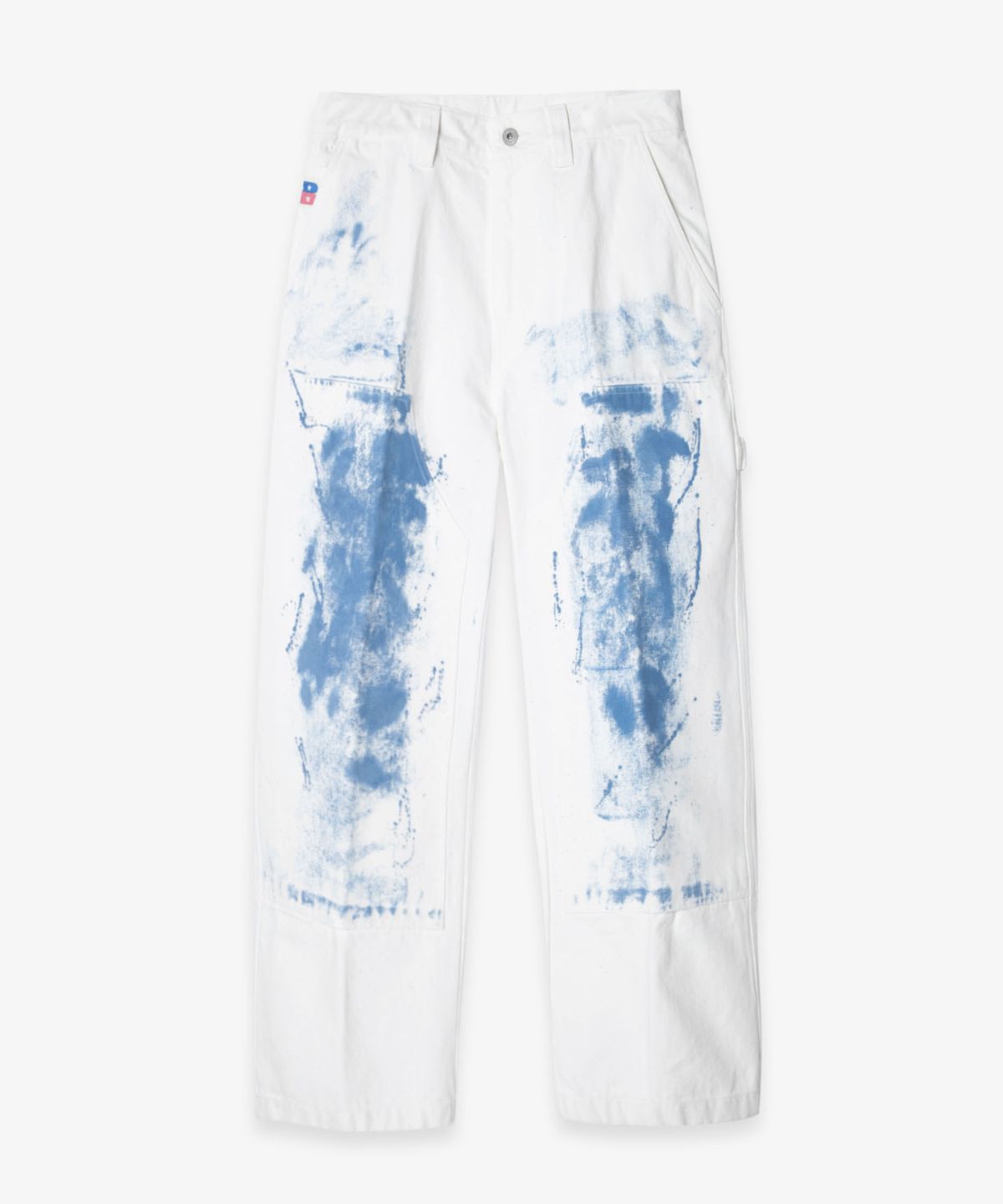 벌스데이수트(BIRTHDAYSUIT) PAINTED CARPENTER PANTS  (WHITE)