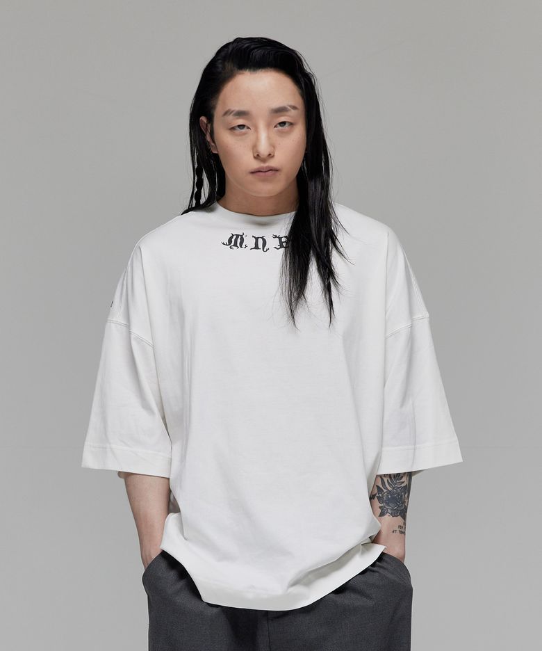 공용 MNFR 코랄폰트 반팔티셔츠/MS0WTS31U WHITE