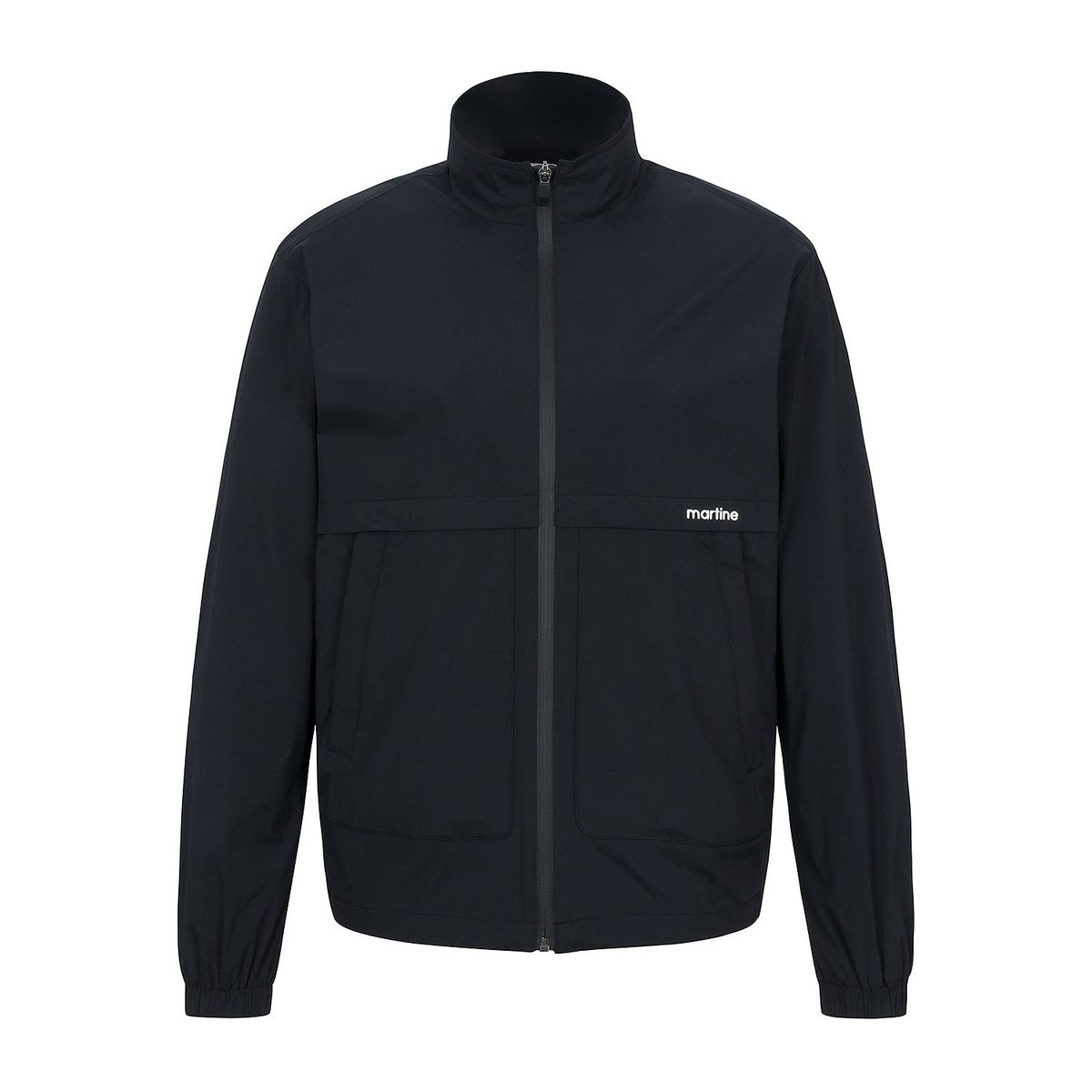 마틴골프(MARTINE GOLF) Back Hidden Logo Jumper_Black (Men)