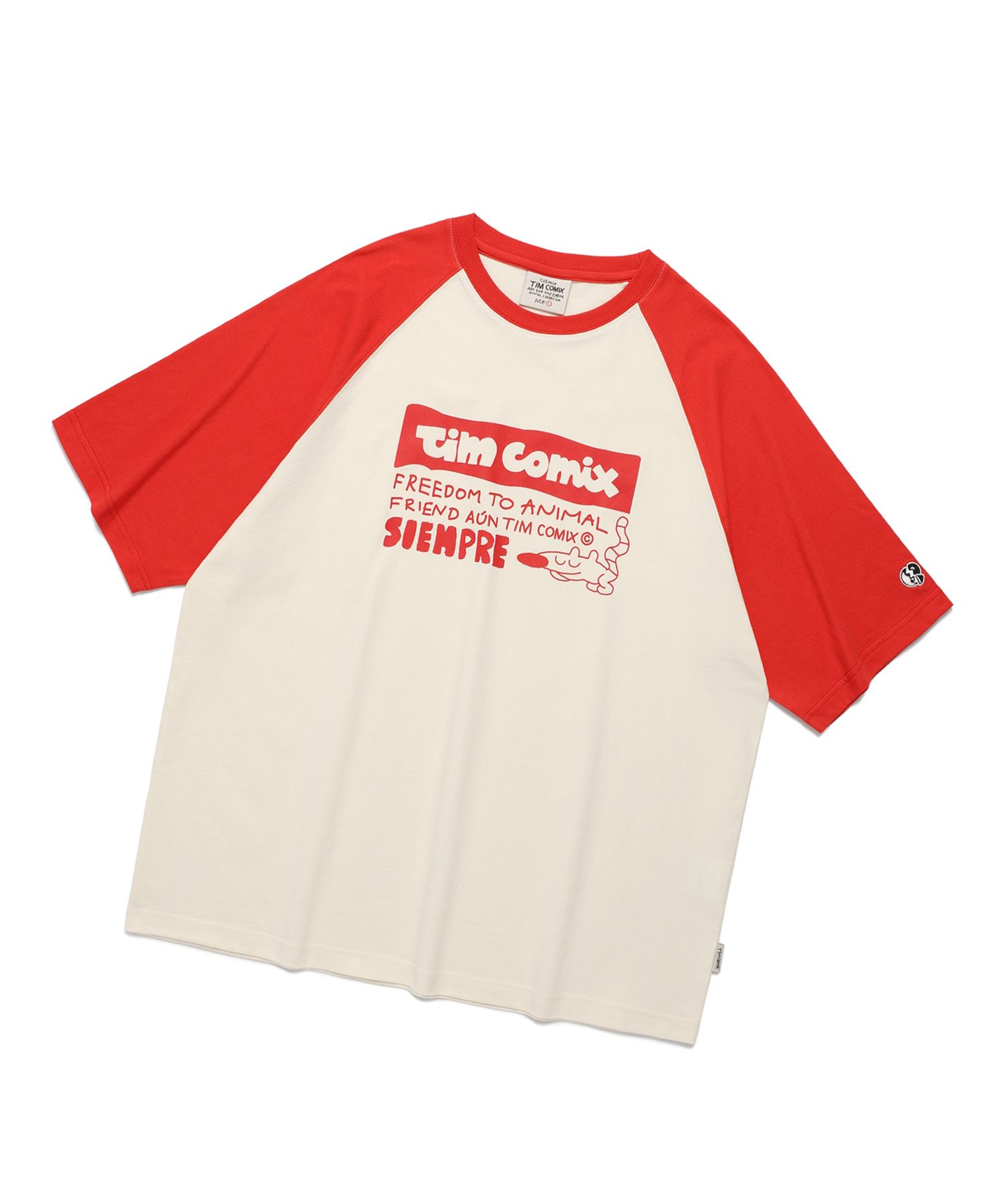 ★TIMCOMIX★ Siempre Animal Raglan Long Sleeve Brown Siempre Animal Raglan Long Sleeve_Brown - PHYPS HOME