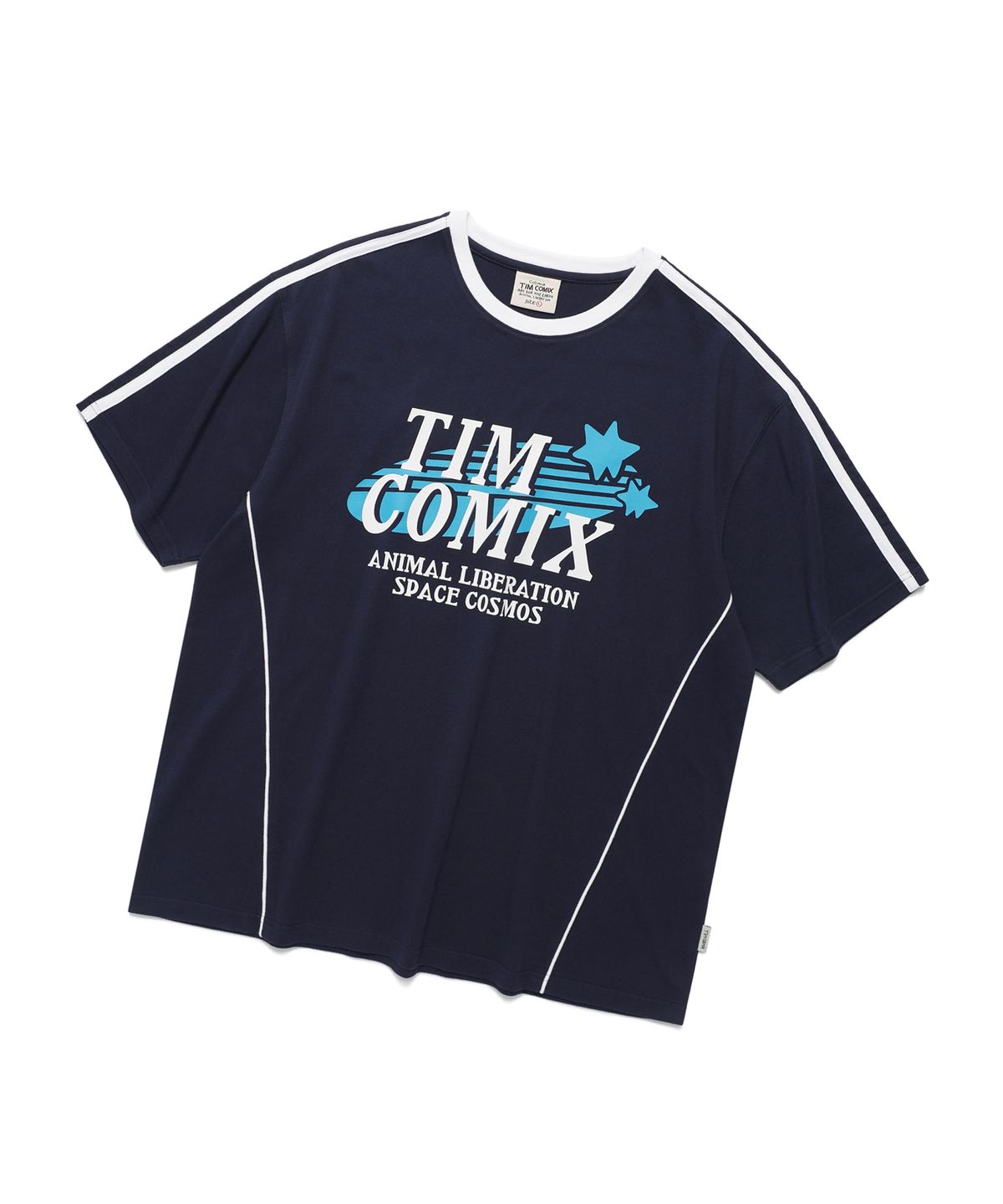 팀코믹스(TIMCOMIX) COSMIC STAR RAGLAN SS NAVY