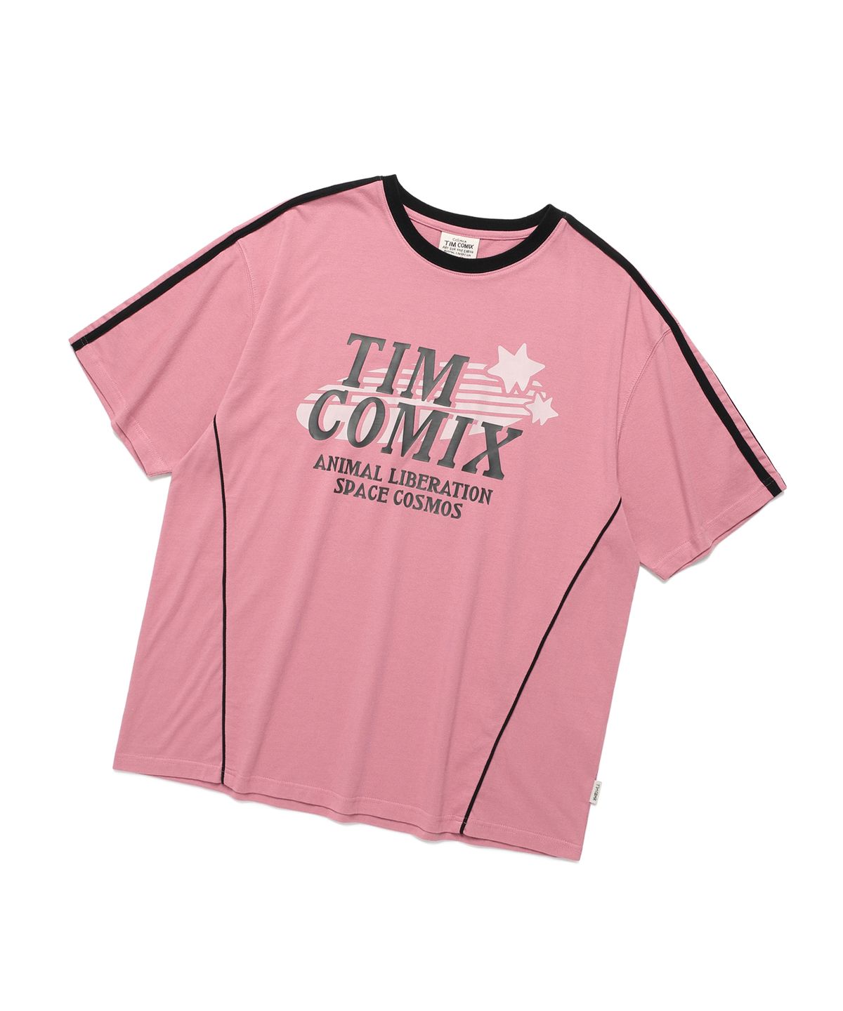 팀코믹스(TIMCOMIX) COSMIC STAR RAGLAN SS DUST PINK
