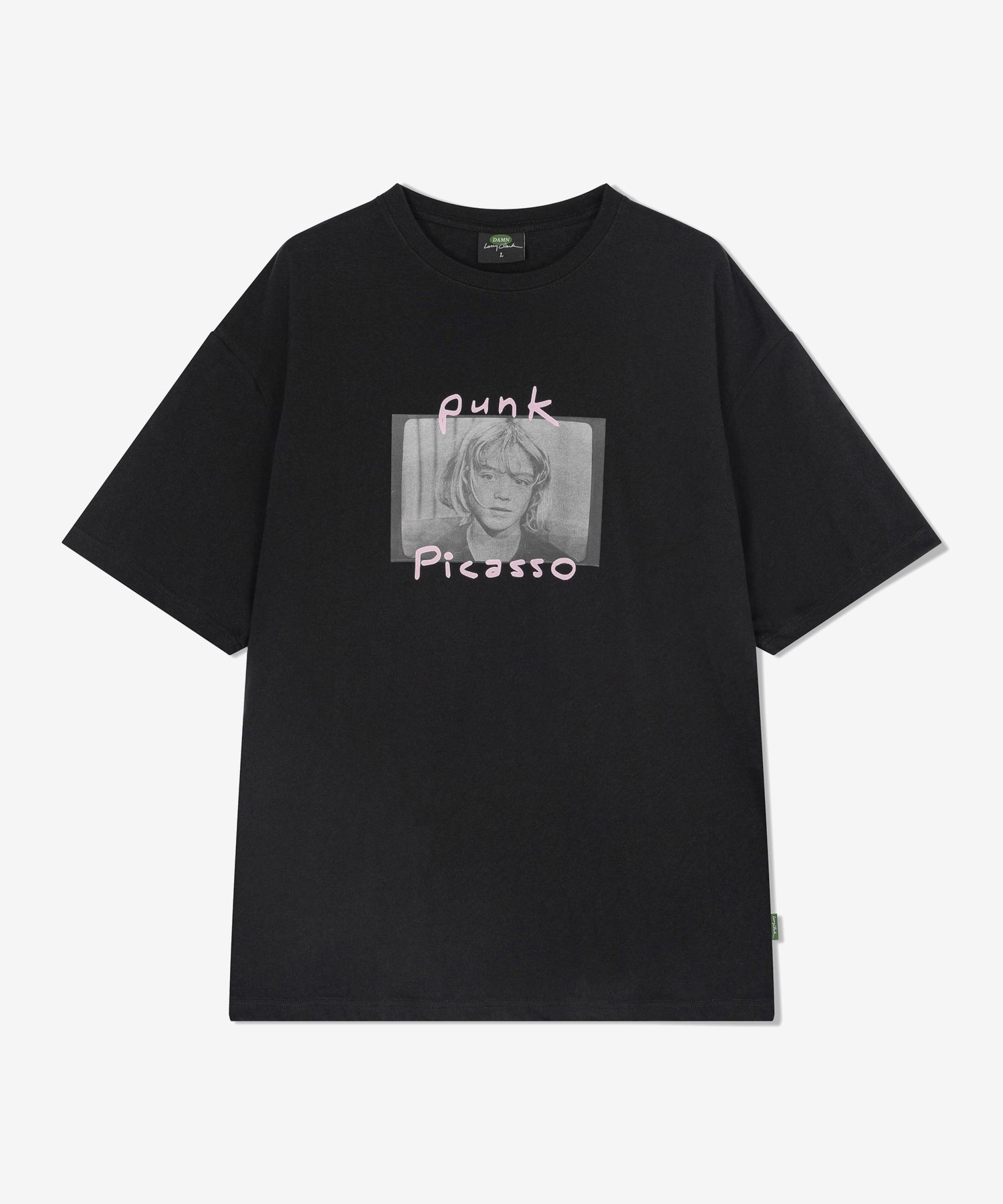 MUSINSA | LARRY CLARK PUNK PICASSO PHOTO SS BLACK MUSINSA | LARRY CLARK PUNK PICASSO PHOTO SS BLACK