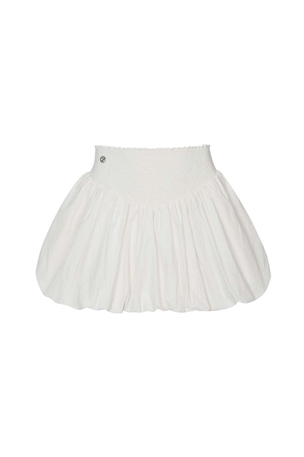 MUSINSA公式 | PAINORPLEASURE TULIP MINI SKIRT white
